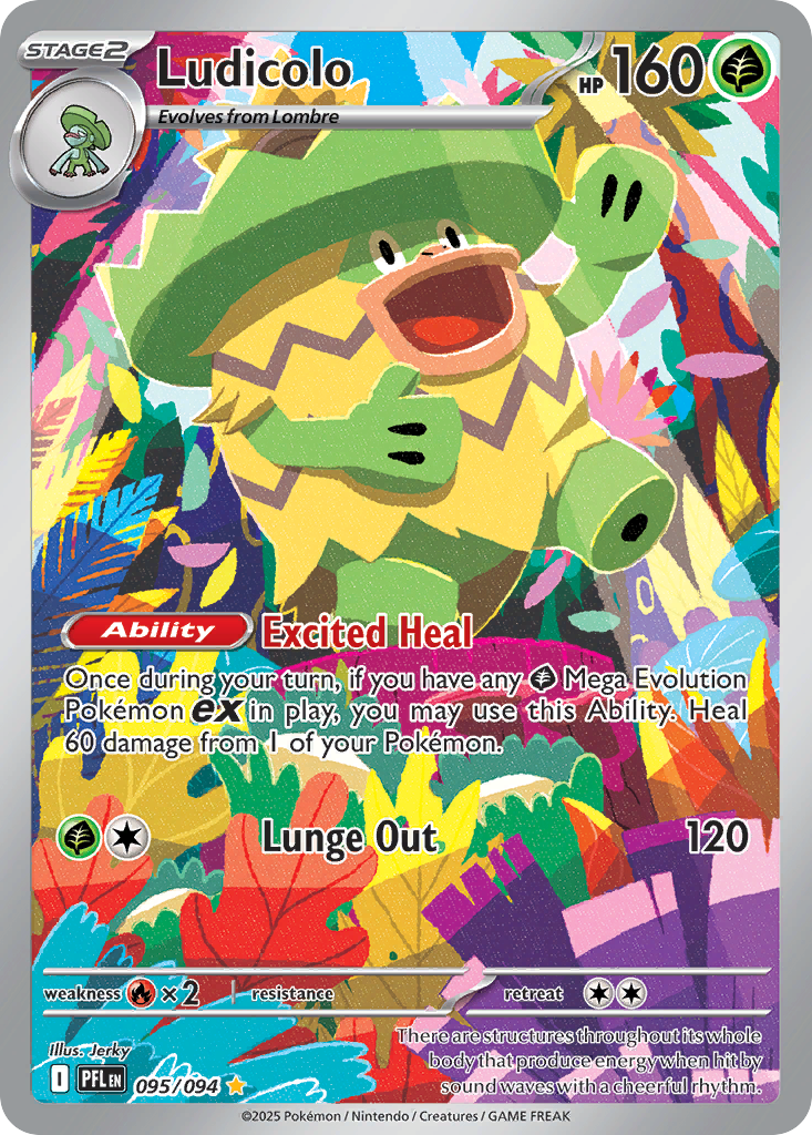 Ludicolo — ME02: Phantasmal Flames #095/094