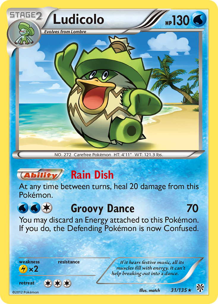 Ludicolo — Plasma Storm #31/135