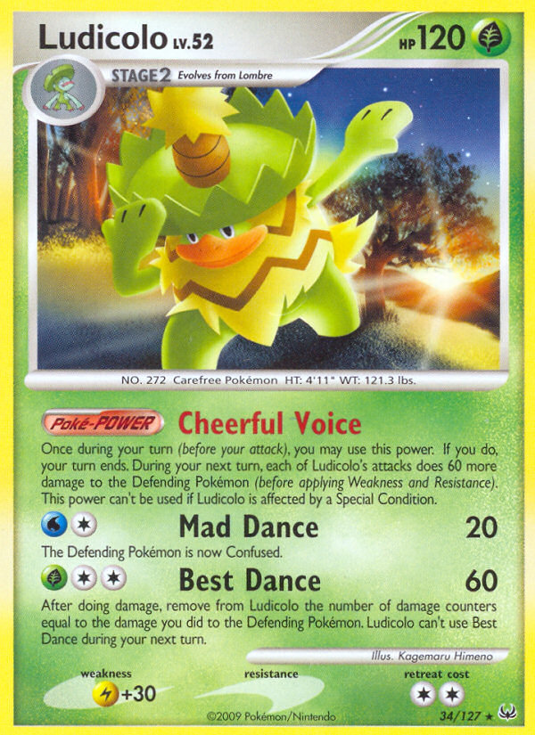 Ludicolo — Platinum #34/127