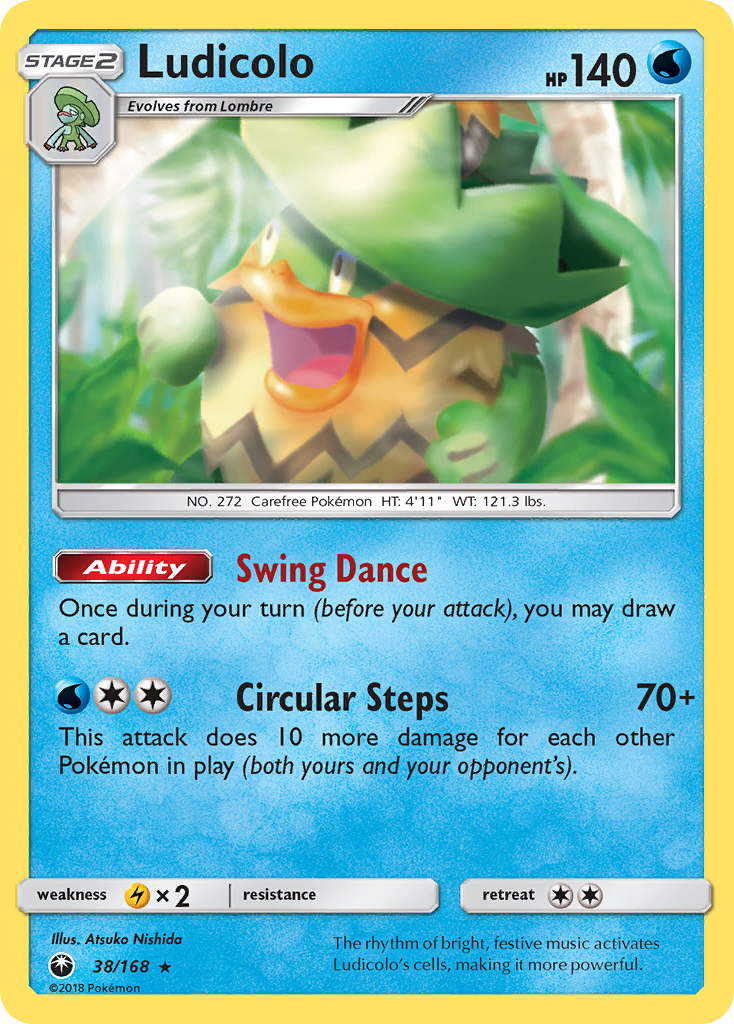 Ludicolo — SM - Celestial Storm #38/168