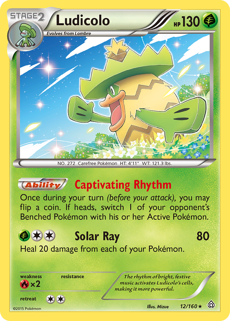 Ludicolo — XY - Primal Clash #12/160