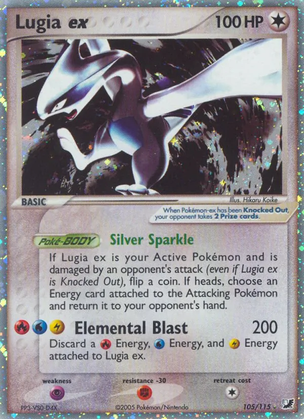 Lugia ex — Unseen Forces #105/115