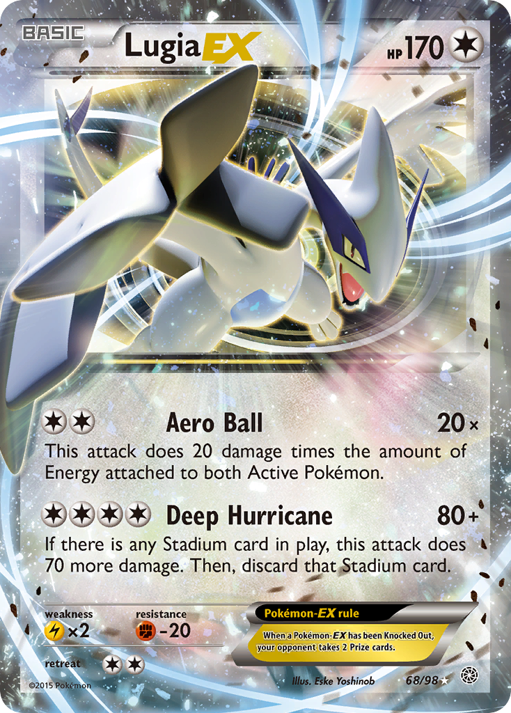 Lugia EX — XY - Ancient Origins #68/98