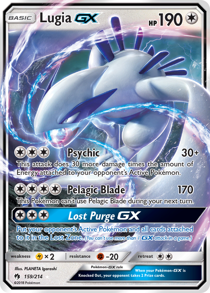 Lugia GX — SM - Lost Thunder #159/214