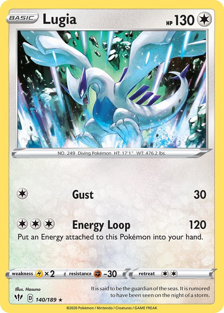 Lugia — SWSH03: Darkness Ablaze #140/189