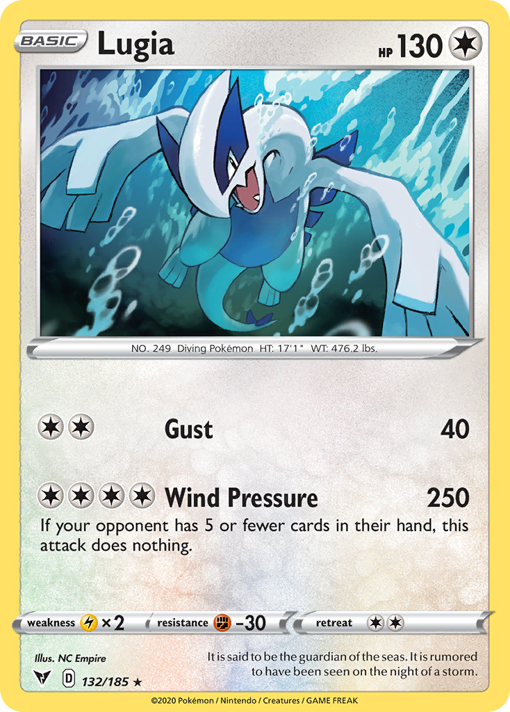 Lugia — SWSH04: Vivid Voltage #132/185
