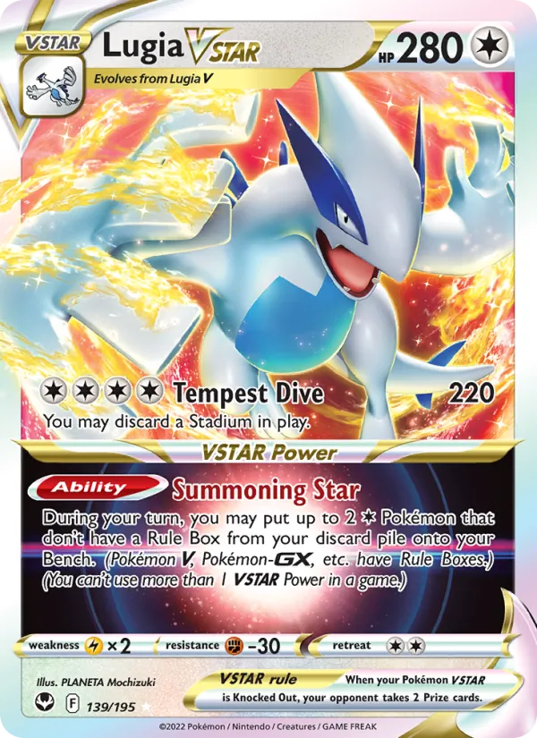 Lugia VSTAR — Jumbo Cards #139/195