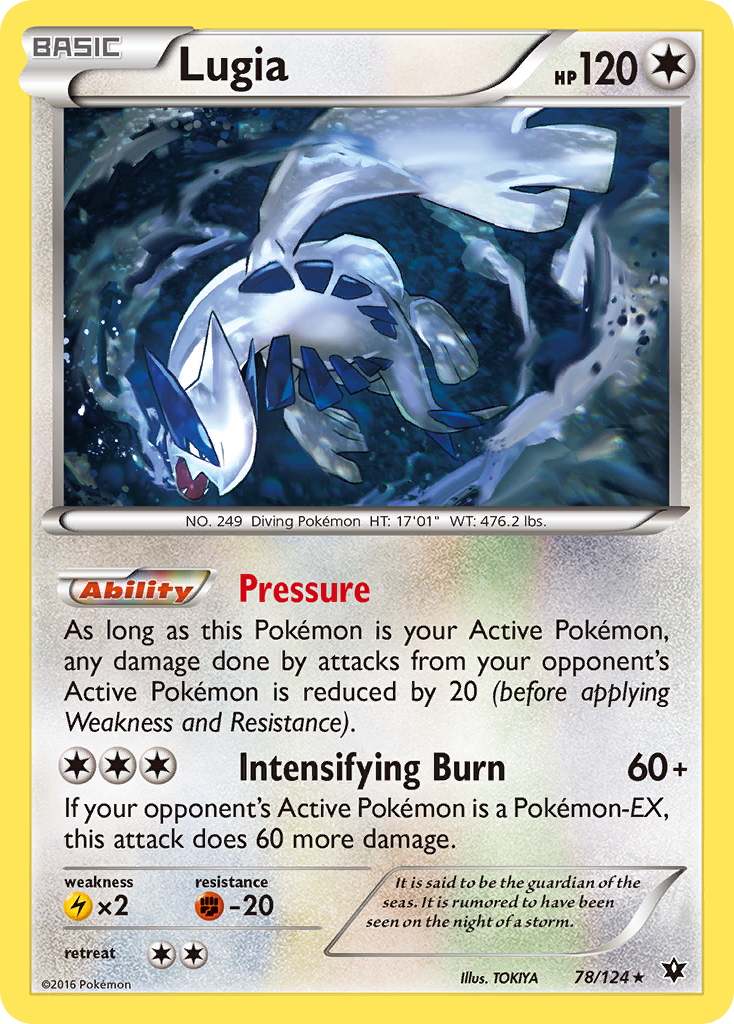 Lugia — XY - Fates Collide #78/124