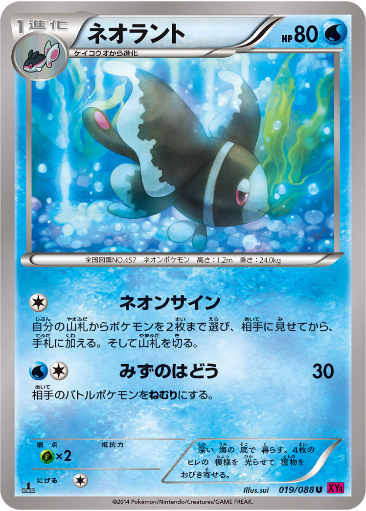 Lumineon — XY4: Phantom Gate #019/088