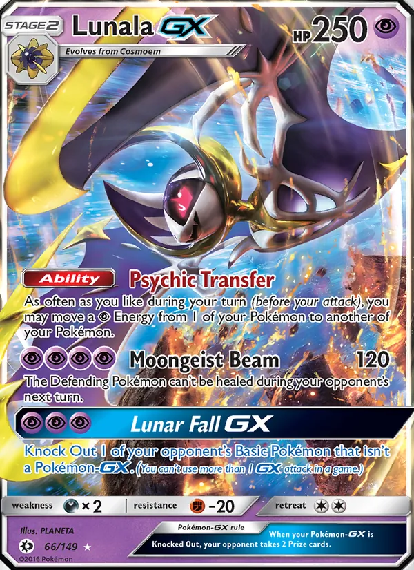 Lunala GX — Jumbo Cards #066/149