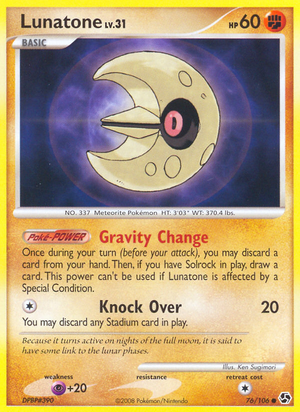 Lunatone — Great Encounters #76/106