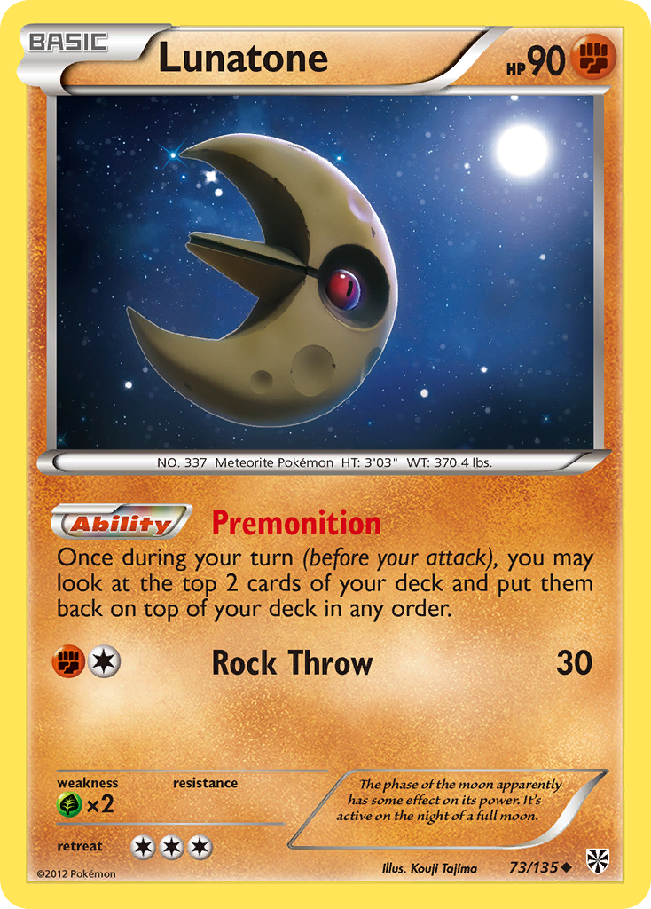 Lunatone — Plasma Storm #73/135
