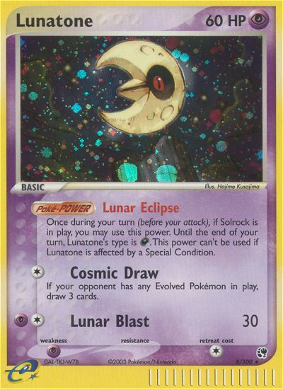 Lunatone — Sandstorm #8/100