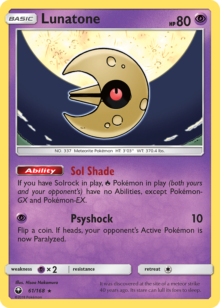 Lunatone — SM - Celestial Storm #61/168