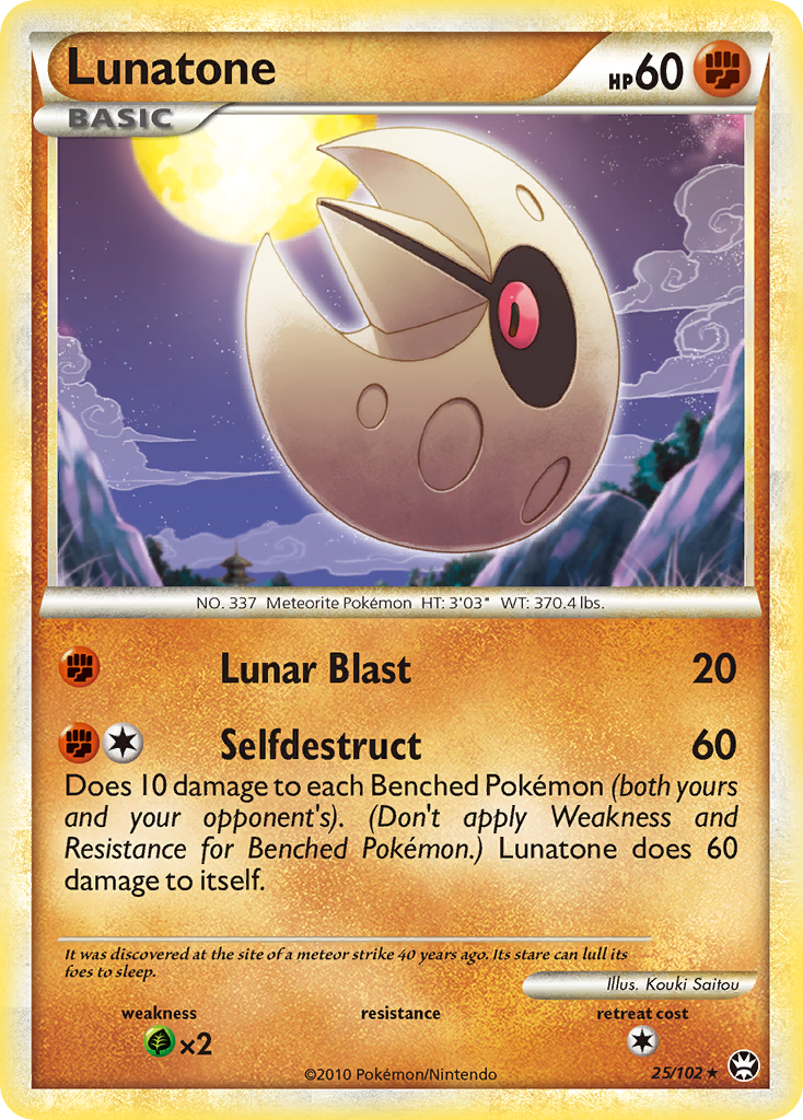 Lunatone — Triumphant #25/102