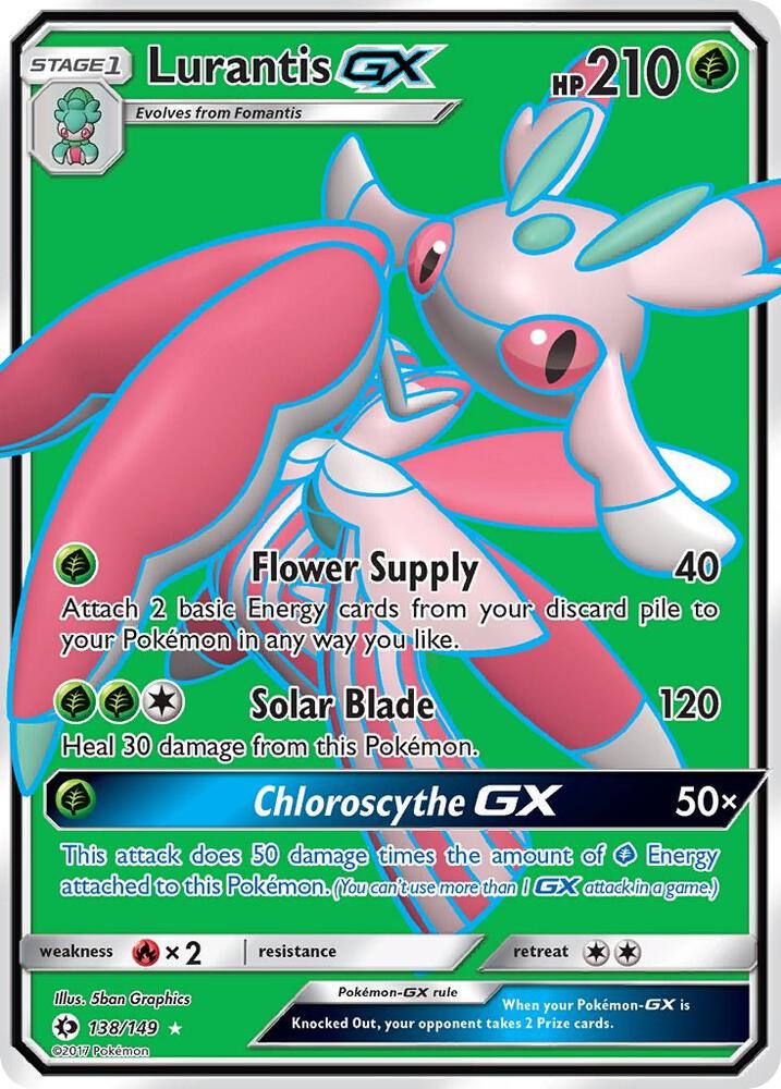 Lurantis GX (Full Art) — SM Base Set #138/149