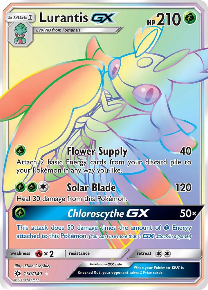 Lurantis GX (Secret) — SM Base Set #150/149