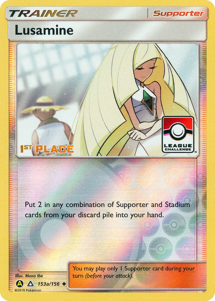 Lusamine — League & Championship Cards #153a/156