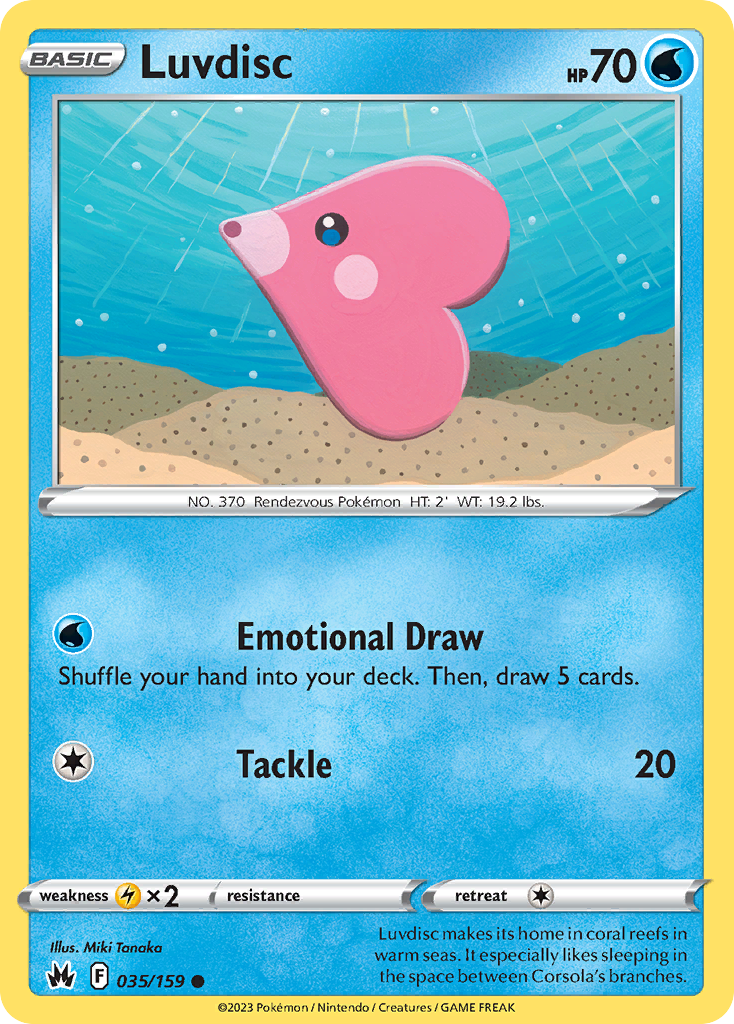 Luvdisc — SWSH: Crown Zenith #035/159