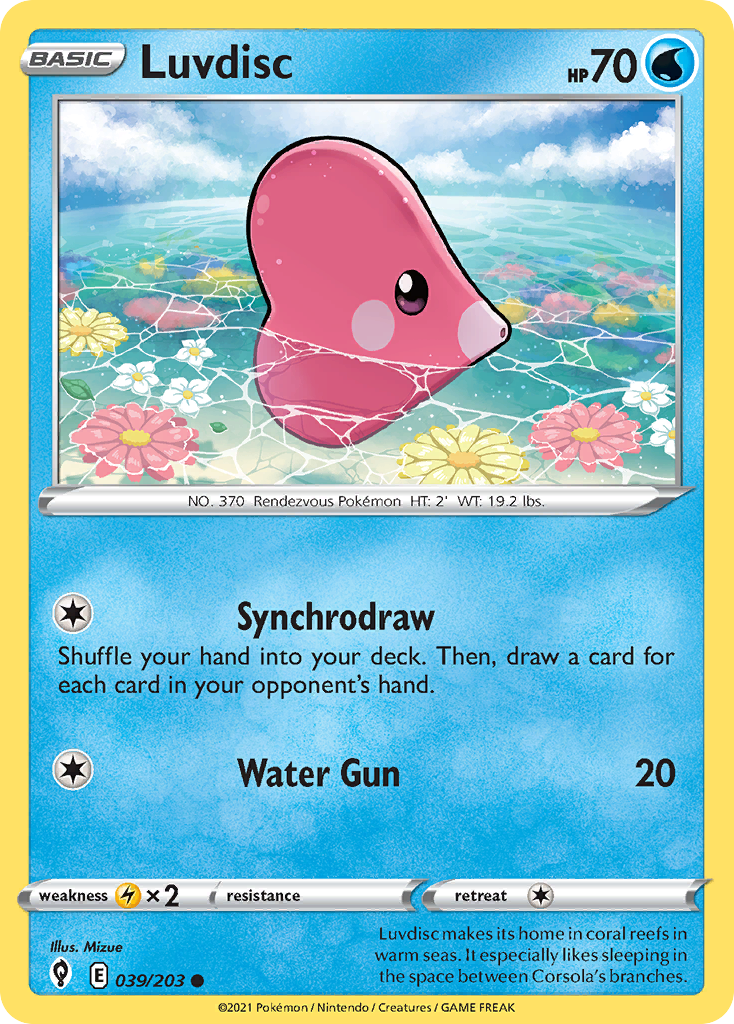 Luvdisc — SWSH07: Evolving Skies #039/203