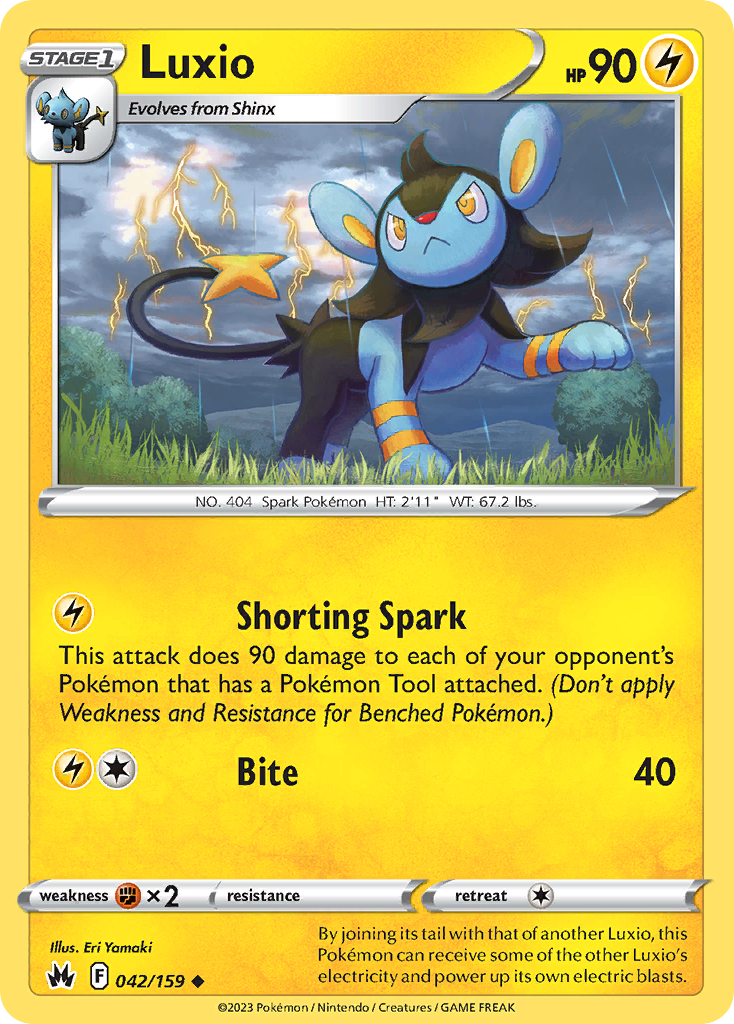 Luxio (42) — SWSH: Crown Zenith #042/159