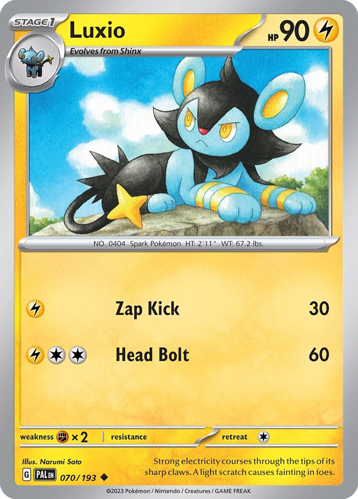 Luxio — SV02: Paldea Evolved #070/193
