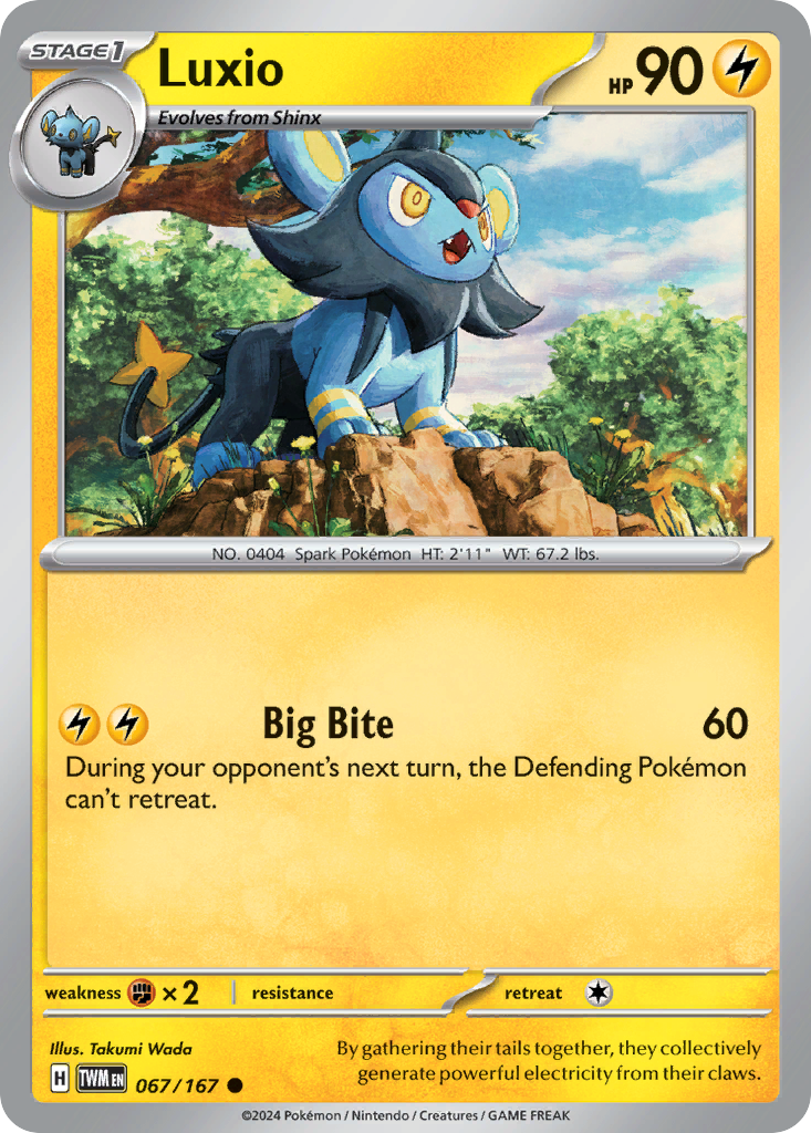 Luxio — SV06: Twilight Masquerade #067/167