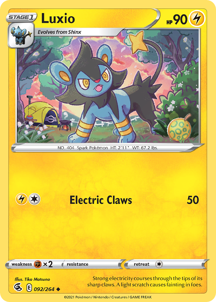 Luxio — SWSH08: Fusion Strike #092/264