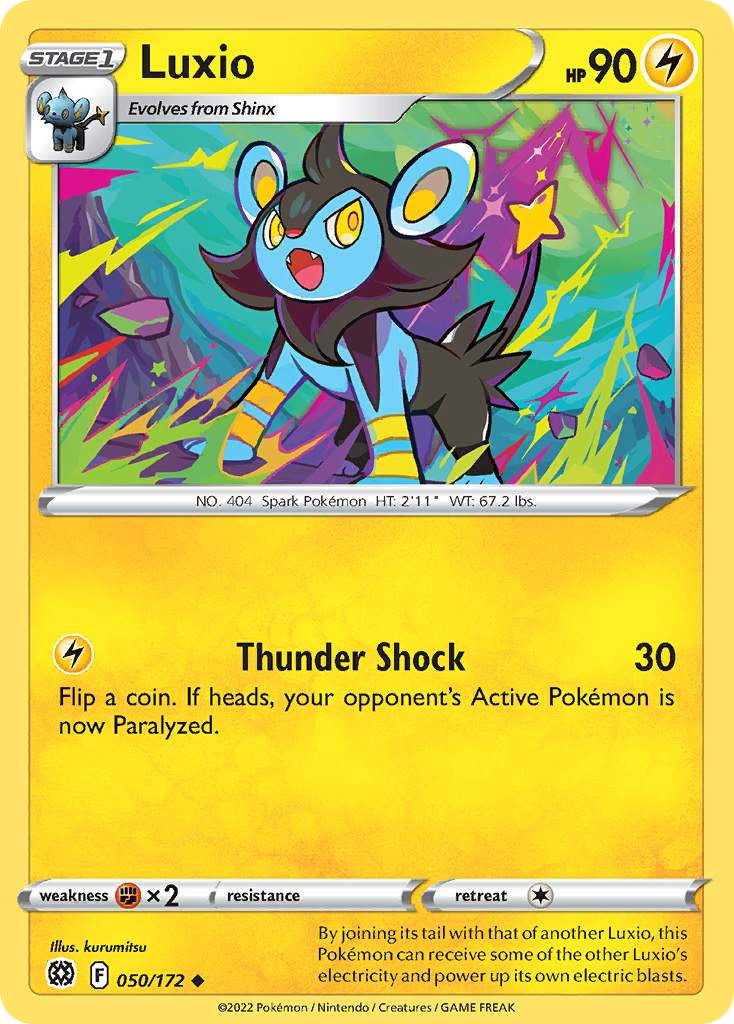 Luxio — SWSH09: Brilliant Stars #050/172