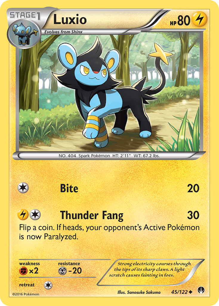 Luxio — XY - BREAKpoint #45/122