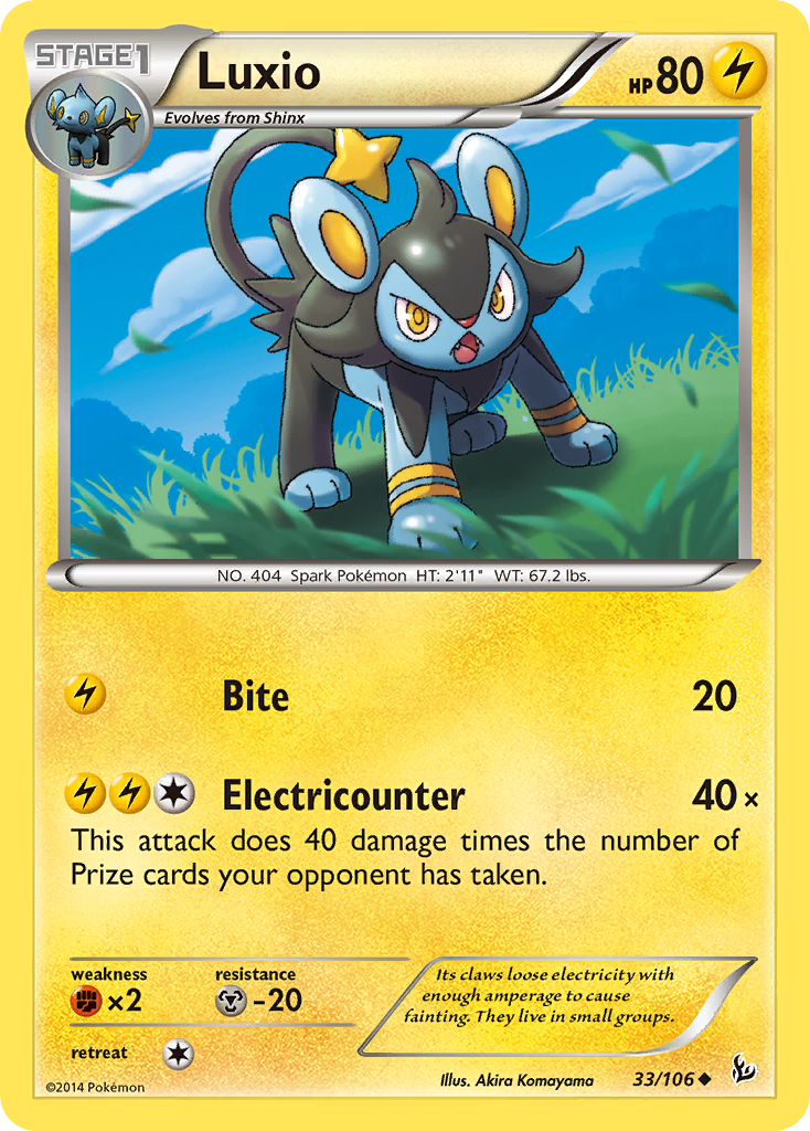 Luxio — XY - Flashfire #33/106