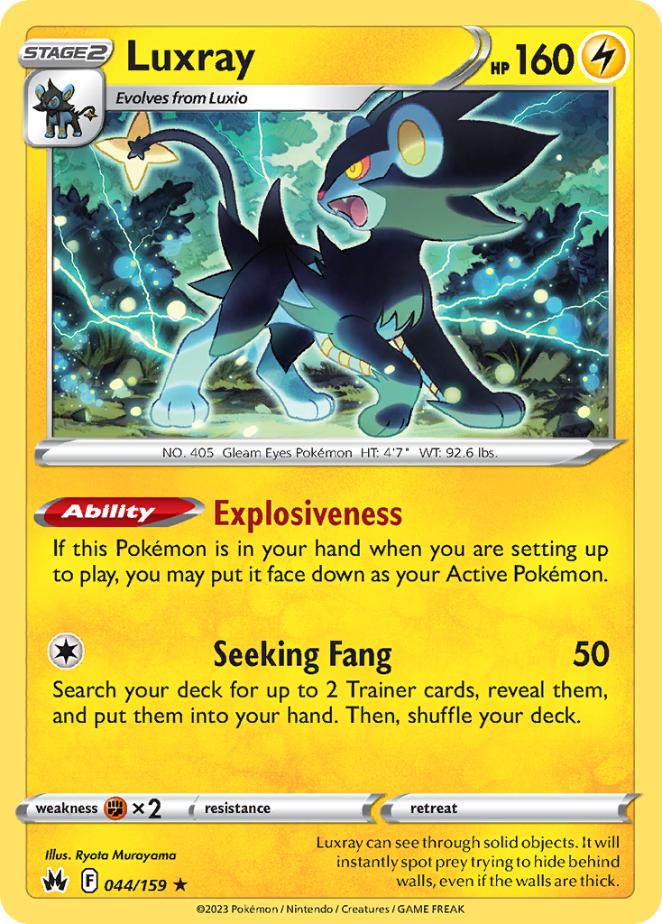 Luxray (44) — SWSH: Crown Zenith #044/159