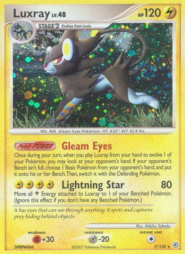 Luxray — League & Championship Cards #007/130