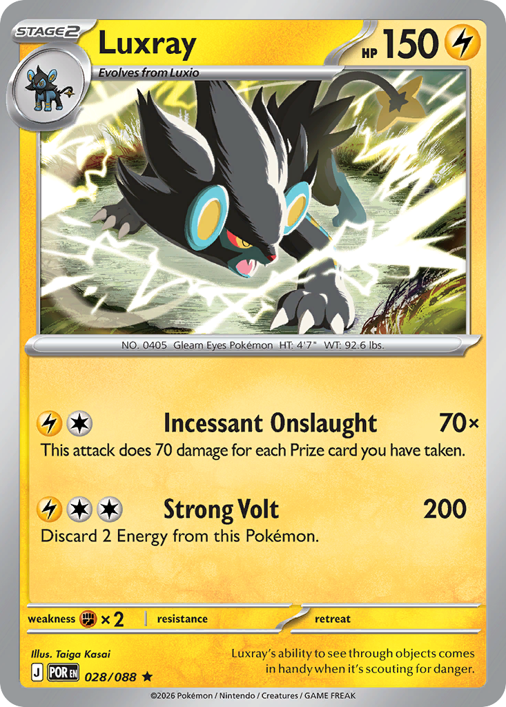 Luxray — ME03: Perfect Order #028/088