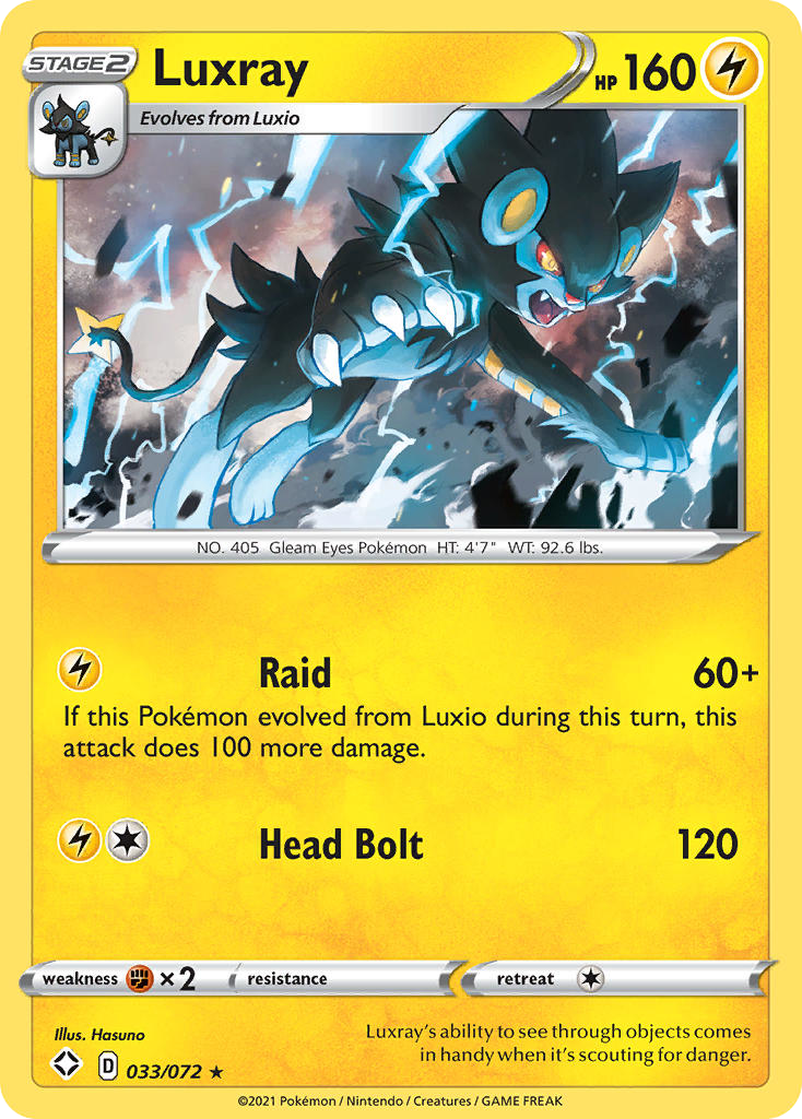 Luxray — Shining Fates #033/072