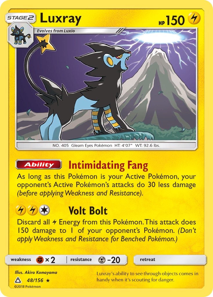 Luxray — SM - Ultra Prism #48/156