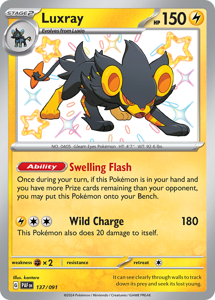 Luxray — SV: Paldean Fates #137/091