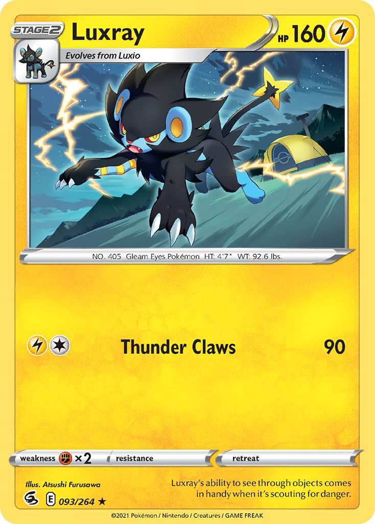 Luxray — SWSH08: Fusion Strike #093/264