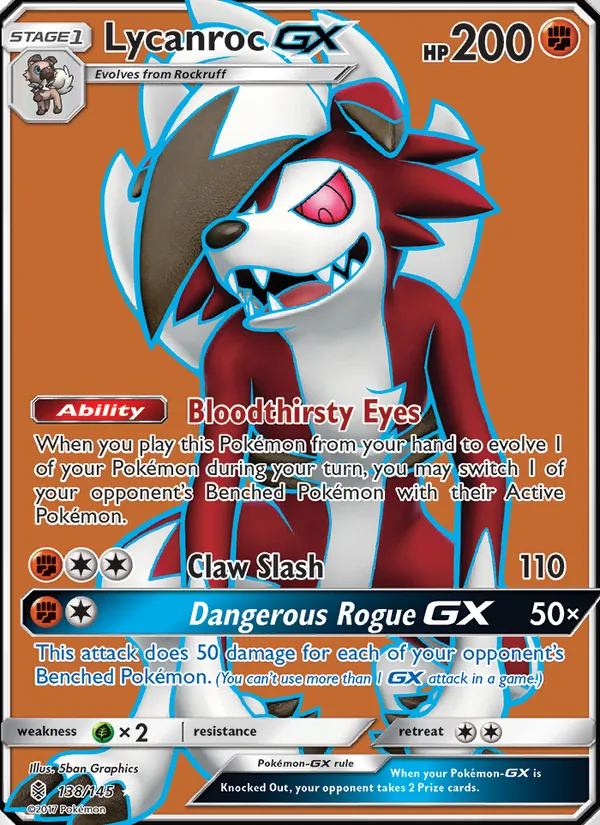 Lycanroc GX (Full Art)