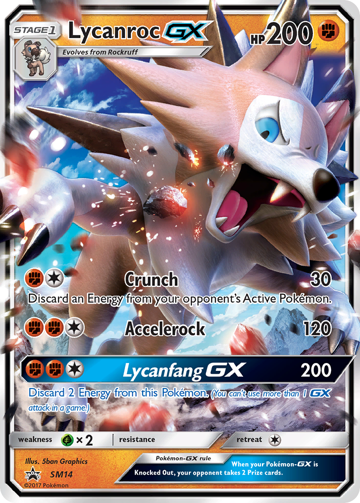 Lycanroc GX — Jumbo Cards #SM14