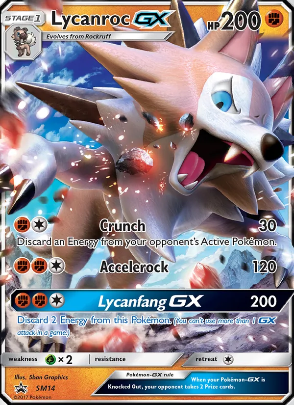 Lycanroc GX — SM Promos #SM14