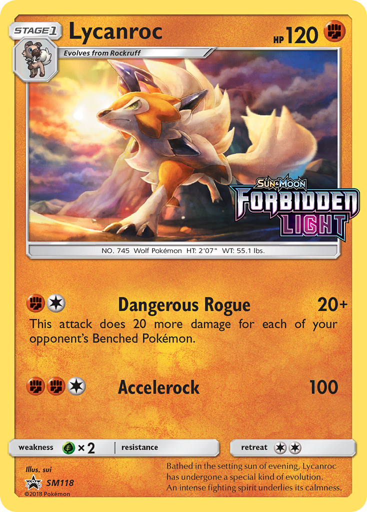 Lycanroc — SM Promos #SM118