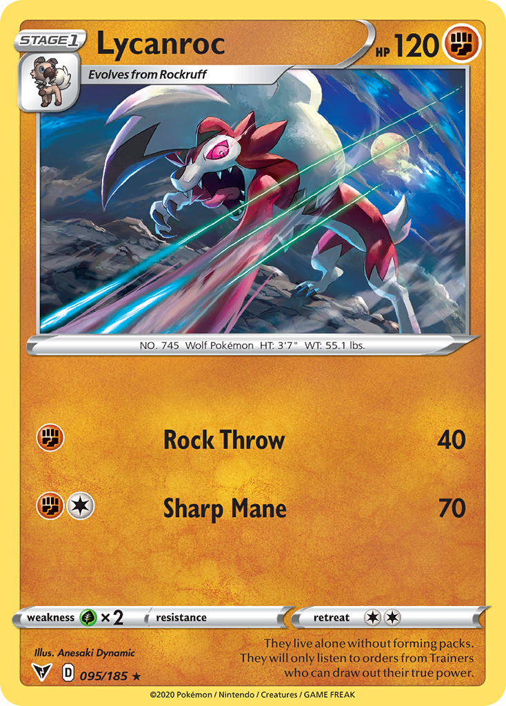 Lycanroc — Trick or Trade BOOster Bundle 2023 #095/185