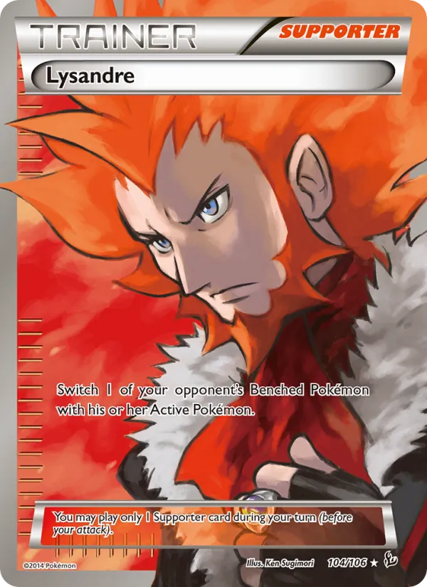Lysandre (104 Full Art) — XY - Flashfire #104/106