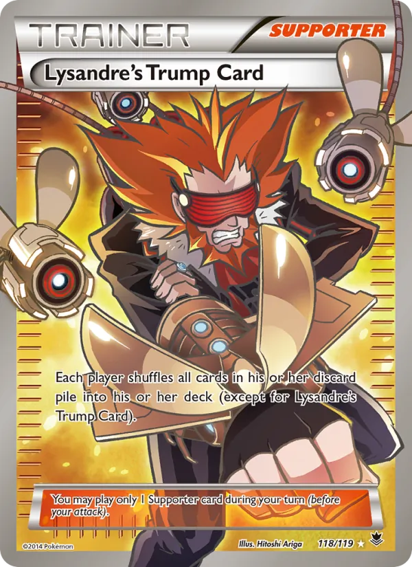 Lysandre's Trump Card (118 Full Art) — XY - Phantom Forces #118/119
