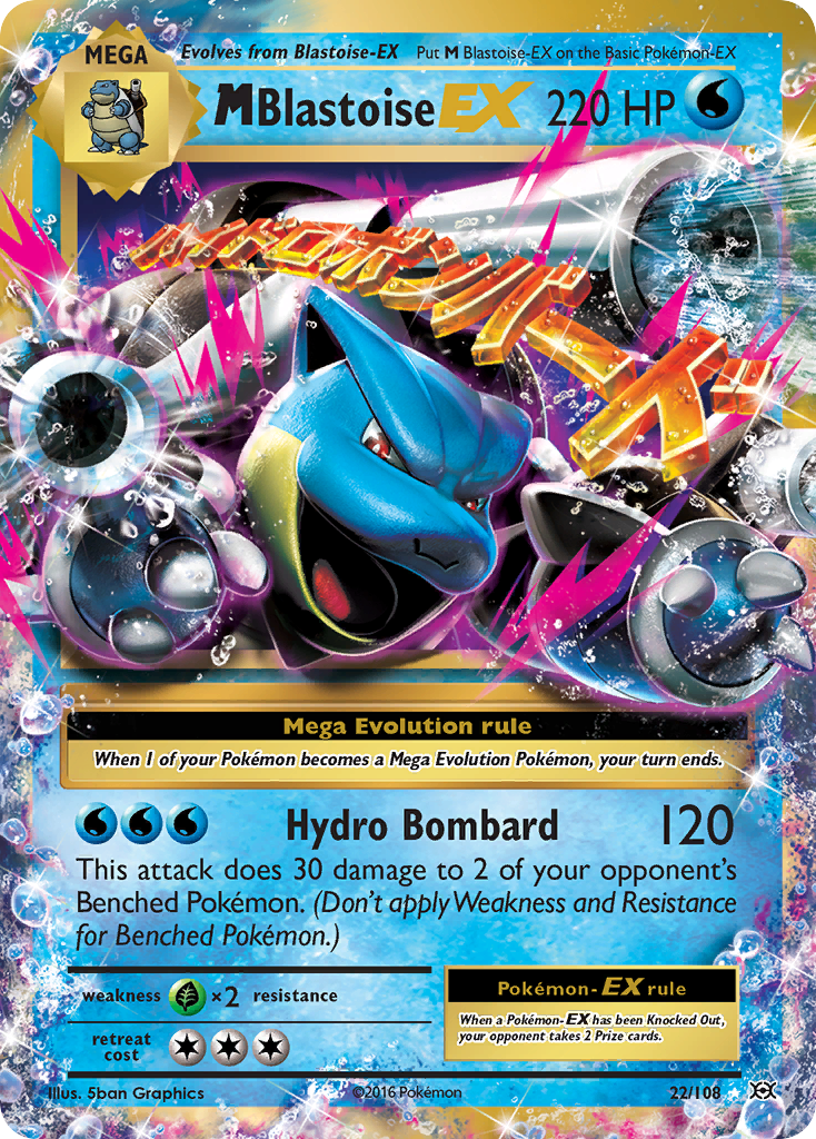 M Blastoise EX — XY - Evolutions #22/108