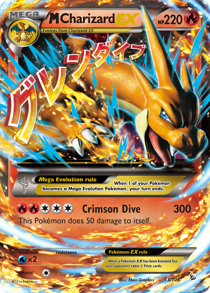 M Charizard EX (Y) — XY - Flashfire #13/106