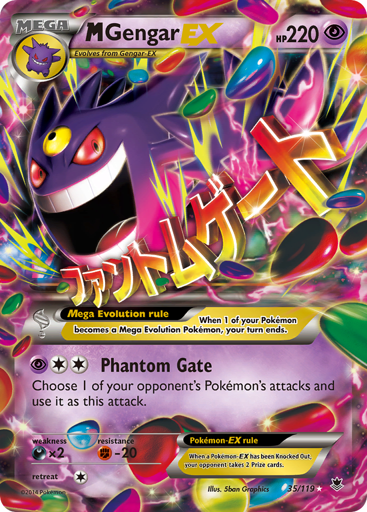 M Gengar EX — XY - Phantom Forces #35/119