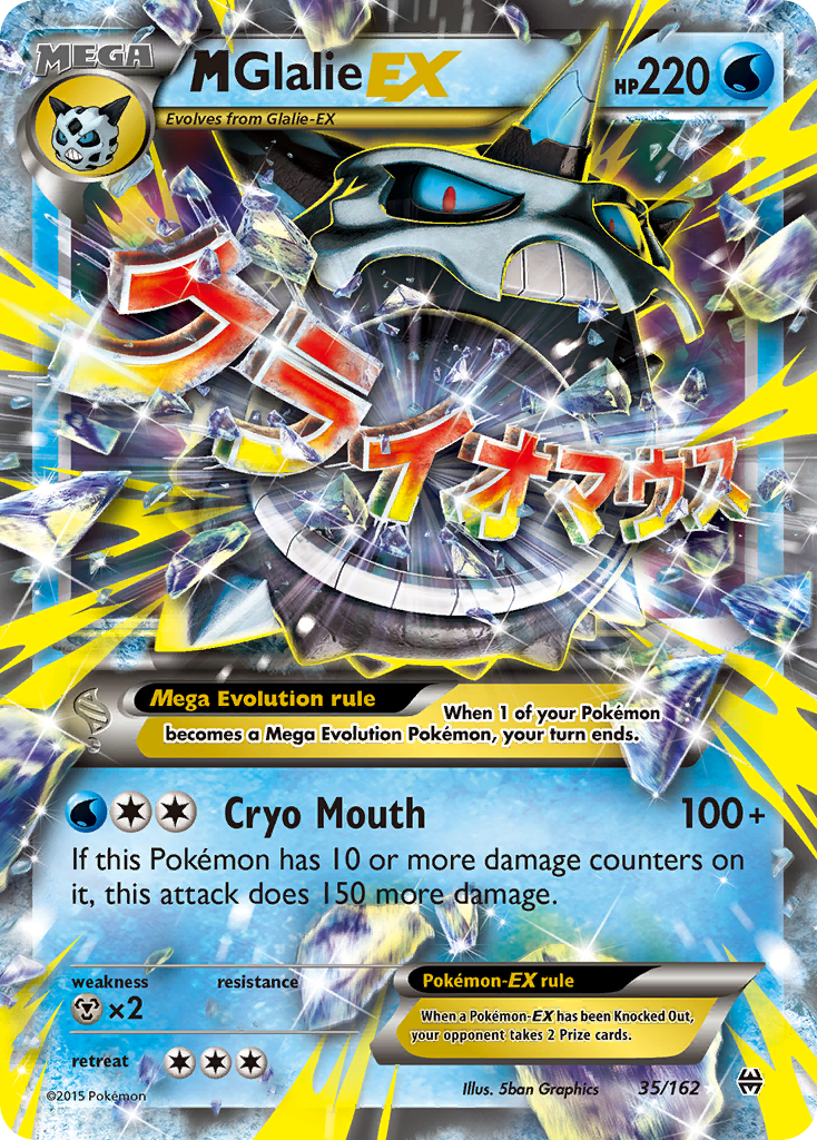 M Glalie EX — XY - BREAKthrough #35/162