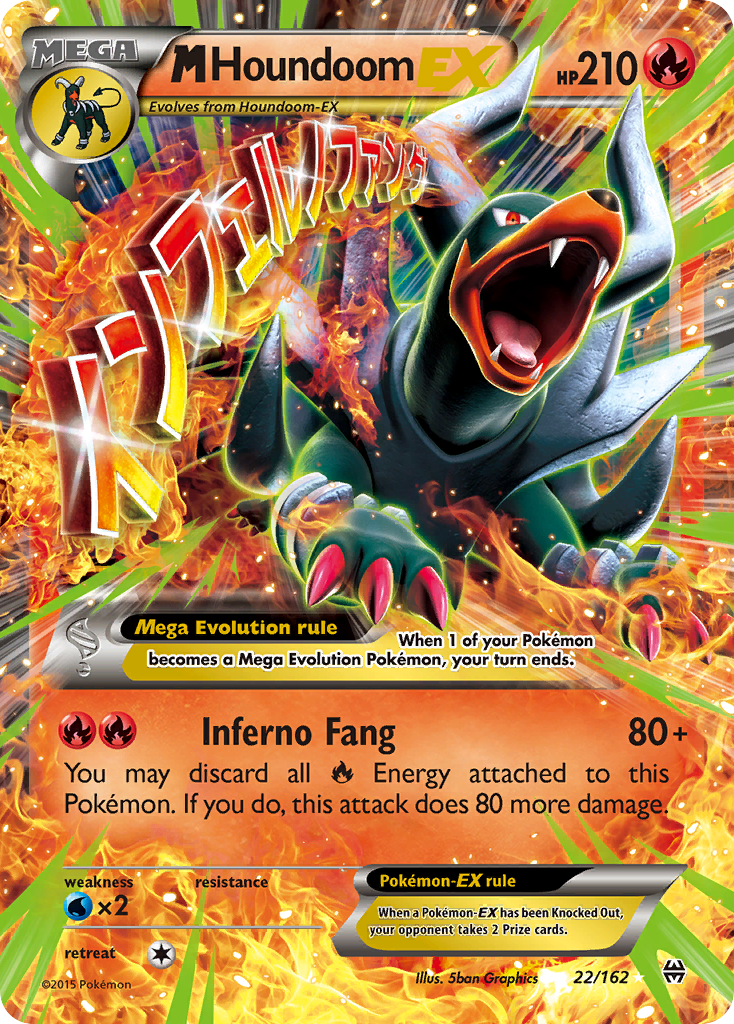 M Houndoom EX — XY - BREAKthrough #22/162